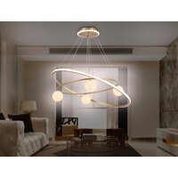 Подвесная люстра Ambrella light Comfort FL66326/1+4 WH (белый) - Превью изображения №8 — Интернет-магазин ПроЗаказ