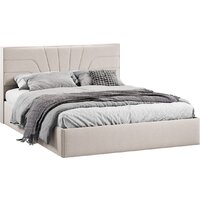 Трия Пандора с ПМ и заглушиной 160x200 Тип 1 (велюр мокко светлый)