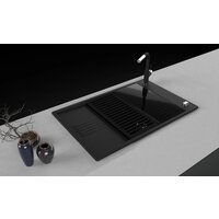 Кухонная мойка Kernau KGS D 6078 Deep Black - Превью изображения №7 — Интернет-магазин ПроЗаказ