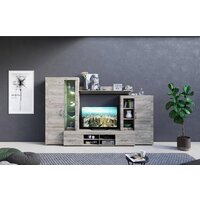 Стенка Империал Джерси (дуб крафт/серый) - Превью изображения №7 — Интернет-магазин ПроЗаказ