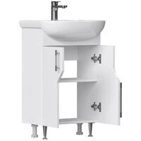  Volna Тумба с умывальником Bruno 50.2D Рива 50 (напольная) - Превью изображения №2 — Интернет-магазин ПроЗаказ