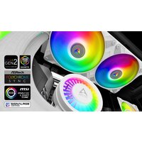 Система жидкостного охлаждения для процессора Arctic Liquid Freezer III 280 A-RGB White ACFRE00151A - Превью изображения №8 — Интернет-магазин ПроЗаказ