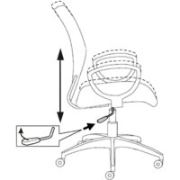 Офисное кресло Бюрократ CH-599/R/TW-97N - Превью изображения №5 — Интернет-магазин ПроЗаказ
