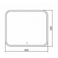 Doratiz Зеркало Марта 55x80 - Превью изображения №3 — Интернет-магазин ПроЗаказ