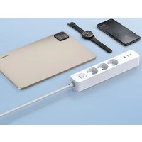 Удлинитель Xiaomi Mi Power Strip 20W 2C1A XMCXB01EU (USB Type-A + 2 USB Type-C, белый, международная версия) - Превью изображения №8 — Интернет-магазин ПроЗаказ