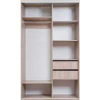 Шкаф-купе Рэйгрупп 158450 SSX Elgon РГ-04.03 (сосна натуральная/хром) - Превью изображения №2 — Интернет-магазин ПроЗаказ