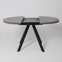 Кухонный стол Мамадома Rondo M-100 раздвижной 100-135 (дымчатая керамика/черный) - Превью изображения №25 — Интернет-магазин ПроЗаказ