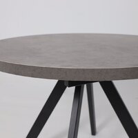 Кухонный стол Мамадома Rondo M-100 раздвижной 100-135 (дымчатая керамика/черный) - Превью изображения №16 — Интернет-магазин ПроЗаказ