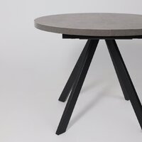 Кухонный стол Мамадома Rondo M-100 раздвижной 100-135 (дымчатая керамика/черный) - Превью изображения №17 — Интернет-магазин ПроЗаказ