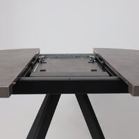 Кухонный стол Мамадома Rondo M-100 раздвижной 100-135 (дымчатая керамика/черный) - Превью изображения №21 — Интернет-магазин ПроЗаказ