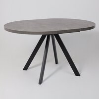 Кухонный стол Мамадома Rondo M-100 раздвижной 100-135 (дымчатая керамика/черный) - Превью изображения №23 — Интернет-магазин ПроЗаказ