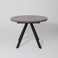 Кухонный стол Мамадома Rondo M-100 раздвижной 100-135 (дымчатая керамика/черный) - Превью изображения №24 — Интернет-магазин ПроЗаказ