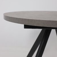 Кухонный стол Мамадома Rondo M-100 раздвижной 100-135 (дымчатая керамика/черный) - Превью изображения №18 — Интернет-магазин ПроЗаказ