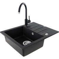 Кухонная мойка Kernau KGS A 4560 1B1D Black Metallic - Превью изображения №4 — Интернет-магазин ПроЗаказ