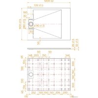 Душевой поддон RGW TUS-W 90x120 - Превью изображения №7 — Интернет-магазин ПроЗаказ