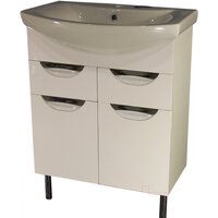 СанитаМебель Тумба под умывальник Эмили-601.650 (Белый)