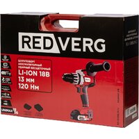 Ударная дрель-шуруповерт RedVerg RD-IS18BLM/U (с 1-им АКБ, кейс) - Превью изображения №15 — Интернет-магазин ПроЗаказ
