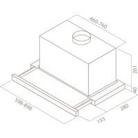 Кухонная вытяжка Elica ELITE 26 IX/A/60/VT [PRF0094051] - Превью изображения №2 — Интернет-магазин ПроЗаказ