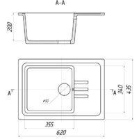 Кухонная мойка Wisent WB15-10 (с сифоном GER013) - Превью изображения №11 — Интернет-магазин ПроЗаказ