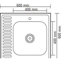 Кухонная мойка Ledeme L96060-6R - Превью изображения №2 — Интернет-магазин ПроЗаказ