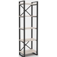 Hype Mebel Стандарт 50x200 (черный/древесина белая)