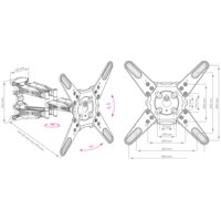 Кронштейн для телевизора Kromax ATLANTIS-45 (темно-серый) - Превью изображения №3 — Интернет-магазин ПроЗаказ
