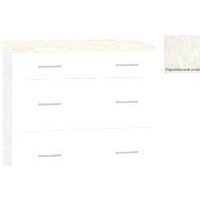 Кортекс-мебель Корнелия Лира НШ80р3ш (белый/королевский опал)