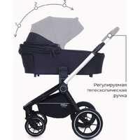 Универсальная коляска Rant MOWbaby Zoom PU (2 в 1, silver black) - Превью изображения №19 — Интернет-магазин ПроЗаказ