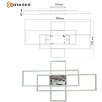  Estares Sven 120W 3S-APP-900x500x80-WHITE/WHITE-220-IP20 - Превью изображения №8 — Интернет-магазин ПроЗаказ