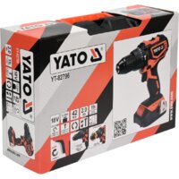 Ударная дрель-шуруповерт Yato YT-82796 (с 1-им АКБ, кейс) - Превью изображения №5 — Интернет-магазин ПроЗаказ