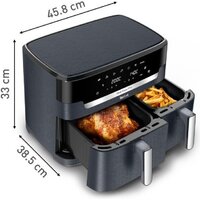 Аэрогриль (аэрофритюрница) Tefal Dual Easy Fry EY942BE0 - Превью изображения №2 — Интернет-магазин ПроЗаказ