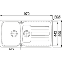 Кухонная мойка Franke Antea AZG 651 (бежевый) - Превью изображения №2 — Интернет-магазин ПроЗаказ