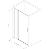 Душевая дверь Allen Brau Priority 3.31033.BBA 294062 (черный браш) - Превью изображения №15 — Интернет-магазин ПроЗаказ