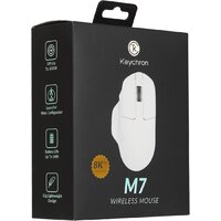 Игровая мышь Keychron M7 Wireless 8K (белый) - Превью изображения №9 — Интернет-магазин ПроЗаказ