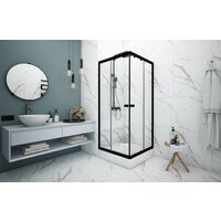 Душевой уголок Метакам Universal Black 80x80 KKS_013566 (прозрачное стекло) - Превью изображения №6 — Интернет-магазин ПроЗаказ