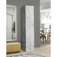 Шкаф-пенал Артём-Мебель ДСП СН-100.01 (бетон спаркс лайт/бетон спаркс) - Превью изображения №5 — Интернет-магазин ПроЗаказ