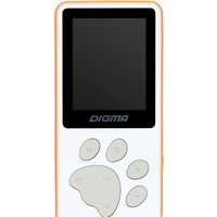 Плеер MP3 Digma S4 8GB (белый/оранжевый) - Превью изображения №2 — Интернет-магазин ПроЗаказ
