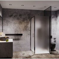 Душевой уголок Roxen Caspia 55060-100C-R 100х80 (матовое стекло) - Превью изображения №3 — Интернет-магазин ПроЗаказ