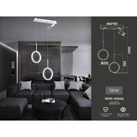 Подвесная люстра Ambrella light Comfort FL5272 - Превью изображения №6 — Интернет-магазин ПроЗаказ