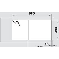 Кухонная мойка Blanco Axia III XL 6 S 525857 (черный) - Превью изображения №4 — Интернет-магазин ПроЗаказ