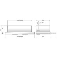 Кухонная вытяжка Elikor Интегра Glass 60П-400-В2Л (черный/черное стекло) (954865) - Превью изображения №6 — Интернет-магазин ПроЗаказ
