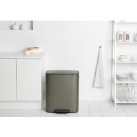 Мусорное ведро Brabantia Bo Pedal Bin 60 л (платиновый) - Превью изображения №12 — Интернет-магазин ПроЗаказ