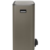 Мусорное ведро Brabantia Bo Pedal Bin 60 л (платиновый) - Превью изображения №2 — Интернет-магазин ПроЗаказ