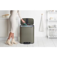 Мусорное ведро Brabantia Bo Pedal Bin 60 л (платиновый) - Превью изображения №9 — Интернет-магазин ПроЗаказ