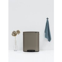 Мусорное ведро Brabantia Bo Pedal Bin 60 л (платиновый) - Превью изображения №13 — Интернет-магазин ПроЗаказ