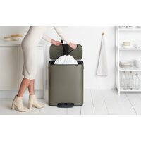 Мусорное ведро Brabantia Bo Pedal Bin 60 л (платиновый) - Превью изображения №8 — Интернет-магазин ПроЗаказ