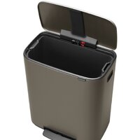 Мусорное ведро Brabantia Bo Pedal Bin 60 л (платиновый) - Превью изображения №4 — Интернет-магазин ПроЗаказ