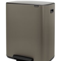 Мусорное ведро Brabantia Bo Pedal Bin 60 л (платиновый) - Превью изображения №5 — Интернет-магазин ПроЗаказ