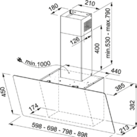 Кухонная вытяжка Franke Evo Plus FPJ 925 V BK/SS 330.0528.067 - Превью изображения №2 — Интернет-магазин ПроЗаказ