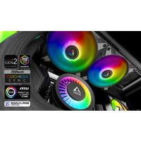 Система жидкостного охлаждения для процессора Arctic Liquid Freezer III 280 A-RGB Black ACFRE00143A - Превью изображения №8 — Интернет-магазин ПроЗаказ